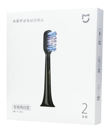  Сменные насадки для зубной щетки MiJia Sonic Electric Toothbrush T501 (2шт) черные