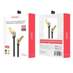 Usb Кабель-зарядка 4в1 2Type-C/Lightning/USB Ven-Dens DCA05 65W черно-золотой