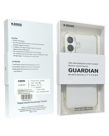  Накладка для Samsung Galaxy S24 K-Doo Guardian силикон прозрачный