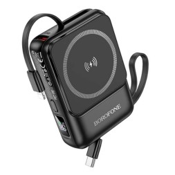 Powerbank магнитный с MagSafe Borofone BJ59 10000mAh чёрный