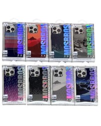 Накладка для i-Phone 16 Pro Max Mosbros Carbon Magsafe пластик в ассортименте