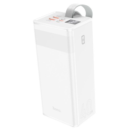  Powerbank Hoco J86 40000mAh 22.5W 2USB/Type-C/Micro с дисплеем белый