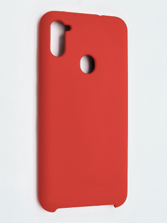 Накладка для Samsung Galaxy A11/M11 Silicone cover красная