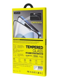 Защитное стекло для i-Phone 15 Pro Max Supglass SG-08 Anti-Shatter Edge чёрное