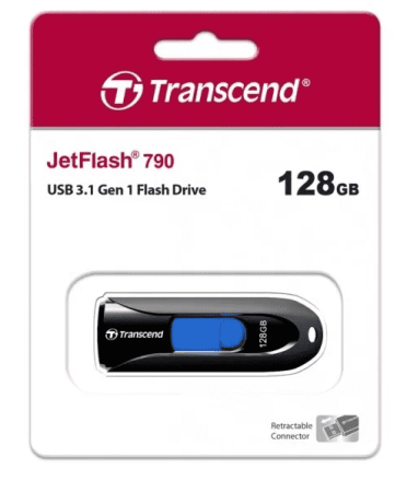  3.1 USB флеш накопитель Transcend 128GB JetFlash 790 черный