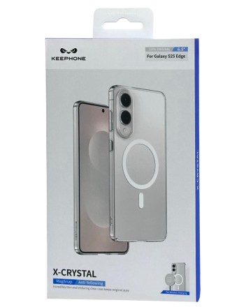  Накладка для Samsung Galaxy S25 Edge Keephone X-Crystal MagSnap прозрачный