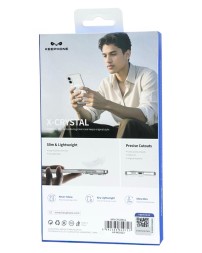 Накладка для Samsung Galaxy S25 Edge Keephone X-Crystal MagSnap прозрачный