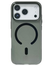 Накладка для i-Phone 17 Pro Keephone X-Crystal MagSnap серый