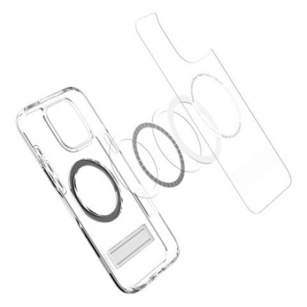  Накладка для i-Phone 16 Pro Max 6.9 Spigen Ultra Hybrid S MagSafe (ACS08010) прозрачно-серый