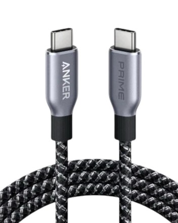  Usb Кабель-зарядка Type-C на Type-C Anker Prime (A88E2611) 240W 0.9м черный