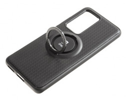 Чехол-накладка для Huawei P40 Pro силикон iface с держателем чёрный