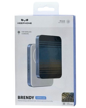  Powerbank магнитный с MagSafe Keephone Brendy Moonrise 10000mAh cиний