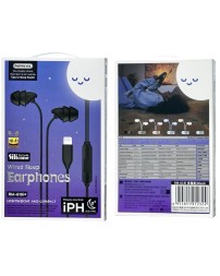 Наушники с микрофоном Remax RM-619i Lightning черные