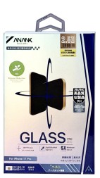 Защитное стекло i-Phone 17 Pro 6.3" Anank 5X Reinforced 2.5D 360° Антишпион черное