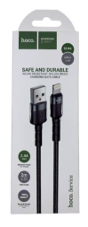 Usb Кабель-зарядка Lightning Hoco DU46 2.4A 2м черный