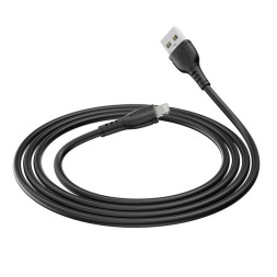 Usb Кабель-зарядка Lightning Borofone BX51 Triumph 2.4A 1м силиконовый черный