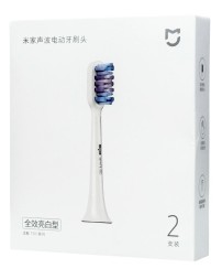 Сменные насадки для зубной щетки MiJia Sonic Electric Toothbrush T501 (2шт) серебристые