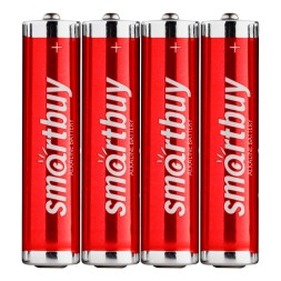 Батарейка алкалиновая Smartbuy LR03/4SB (60/720) (SBBA-3A04SB)