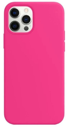  Чехол-накладка i-Phone 14 Pro Silicone icase №47 кислотно-розовая