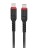  Usb Кабель-зарядка Type-C на Type-C Hoco X59 3A 60W 3м в тканевой оплетке черный