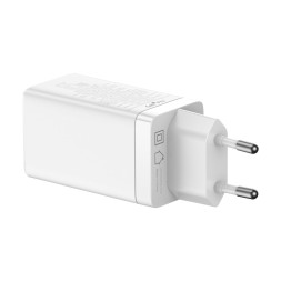 Сетевое зар. устр. Baseus GaN5 Pro Fast Charger 1USB+2C 65W CCGP120202 белое