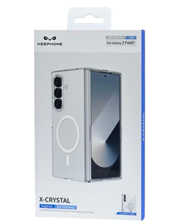  Накладка для Samsung Galaxy Z Fold 7 Keephone X-Crystal MagSnap прозрачный