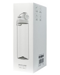 Бутылка для холодных напитков Xiaomi Quan Ge Hello Life Tritan Sports Cup 620ml белая