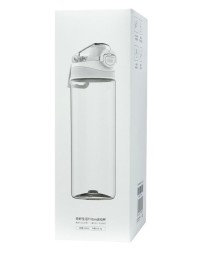 Бутылка для холодных напитков Quange Hello Life Tritan Sports Cup 620ml белая