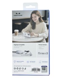 Накладка для i-Phone 17 Pro Keephone Magico MagSnap прозрачный