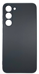 Накладка для Samsung Galaxy S23 Silicone cover без логотипа черная