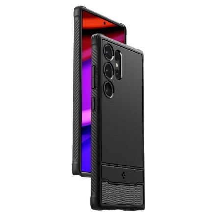  Накладка для Samsung S24 Ultra Spigen Rugged Armor (ACS07286) матовый черный
