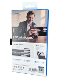 Накладка для i-Phone 17 Pro Max Keephone Kevlar Norra MagSnap черный