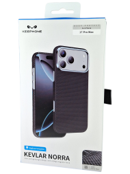 Накладка для i-Phone 17 Pro Max Keephone Kevlar Norra MagSnap (Zorro black) черный