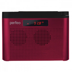 Портативный радиоприемник Perfeo Тайга 6Вт/FM/AUX/USB/MicroSD (PF_C4940) красный