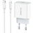  Сетевое зар. устр. Borofone BA38A Plus с шнуром Type-C на Lightning 1C 20W белое