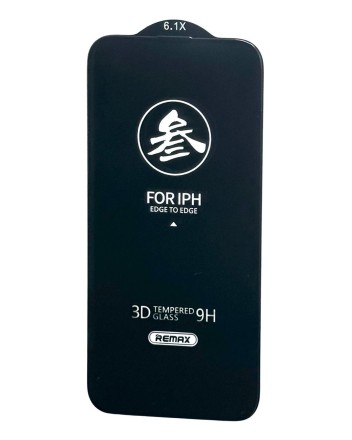  Защитное стекло для i-Phone 13/13 Pro/14/16E 6.1&quot;/ Remax GL-27 3D чёрное