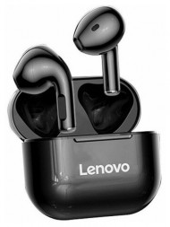 Беспроводные наушники TWS Lenovo LP40 IPX4/BT5.0/40mAh (300mAh)/5ч черная