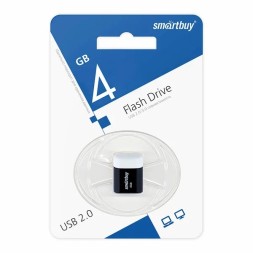 USB флеш накопитель Smartbuy 4GB Lara (SB4GBLara-K) черный