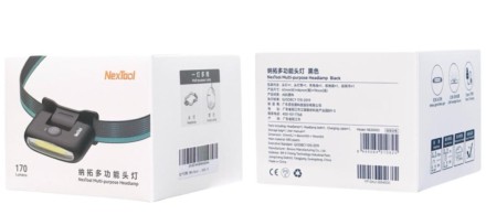  Налобный фонарь NexTool Multifunctional Head Lights NE20002 черный