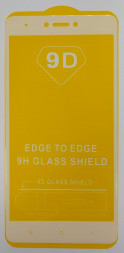 Защитное стекло для Xiaomi Redmi Note 4X 9D белое