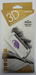 Защитное стекло для i-Phone 6 Plus/6s Plus Smartbuy олеофобное чёрное