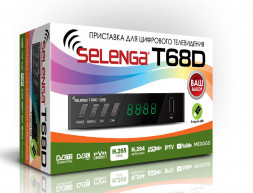 ТВ-приставка для приема цифрового телевидения Selenga T68D