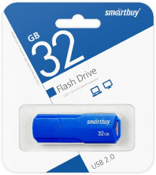 USB флеш накопитель Smartbuy 32GB Clue Blue (SB32GBCLU-BU)