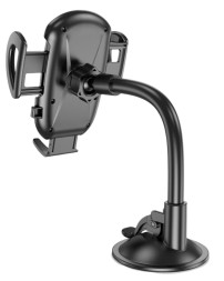 Держатель в автомобиль на торпеду Hoco H10 с зажимом черный