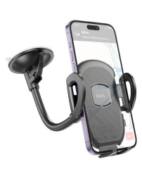 Держатель в автомобиль на торпеду Hoco H10 с зажимом черный