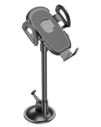 Держатель в автомобиль на торпеду Hoco H10 с зажимом черный