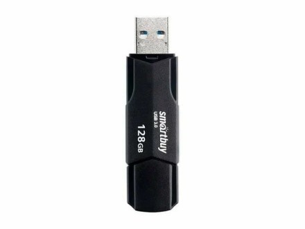  3.1 USB флеш накопитель Smartbuy 128GB CLUE Black (SB128GBCLU-K3)