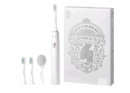 Зубная щетка электрическая Xiaomi Soocas x3U в подарочной упаковке белая