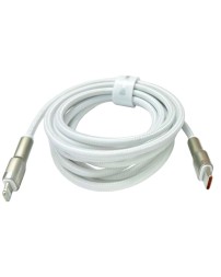 Кабель-зарядка Type-C на Lighting Baseus Cafule 2м (CATLJK-B02) 20W белый