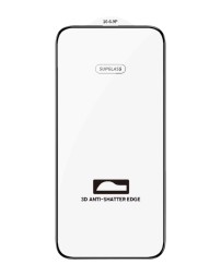 Защитное стекло для i-Phone 16 Pro Max Supglass SG-08 Anti-Shatter Edge чёрное